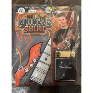NEW Think Geek Guitar Shirt With Amplifier Men's XXL
